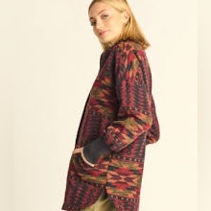 ♥️ Dex Afghan print oversized jacket sz XL